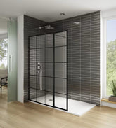 Mampara de ducha Screen Black Chess GME - BañoClick